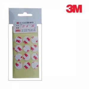 3M 4421 다용도 양면테이프 원형 15mm 36개입