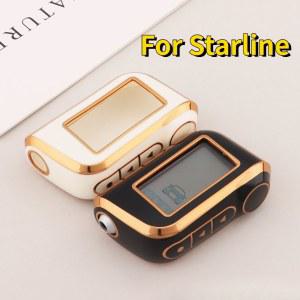 차키케이스 차량용 LCD 리모컨 키체인 포브 커버 하이 퀄리티 TPU 키 케이스 Starline A93 A63 버전 양방향 자동차 알람 S96 V2