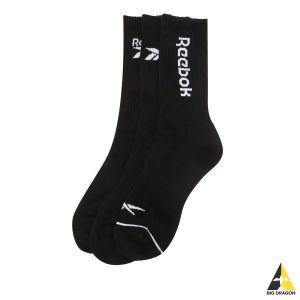 [리복]REEBOK 리복 베이직 크루삭스 3팩 - 블랙 112791875