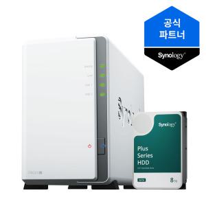 시놀로지 나스 2베이 NAS DS223j (8TBx1) 정품 HDD HAT3300