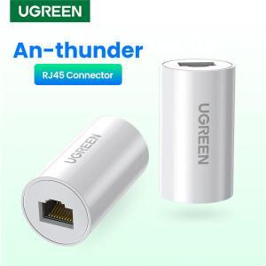 케이블 UGREEN RJ45 이더넷 어댑터, 암-암 썬더 방지 Rj45 커넥터, 네트워크 연장 8P8C