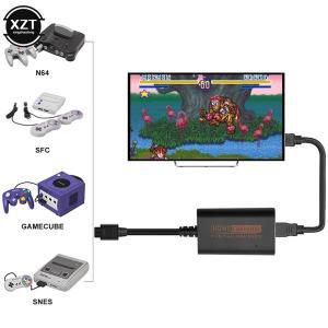 HDMI 호환 컨버터 복합 N64 닌텐도 SNES, NGC, SFC 게임큐브용, 레트로 비디오 콘솔 케이블, 1080P