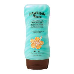 Hawaiian Tropic 알로에가 함유된 웨이트리스 하이드레이션 애프터 썬 로션, 170g(6온스) 트윈 팩 | 모이스