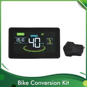 전기 자전거 다채로운 LCD 디스플레이 계량기 SM방수 연결 플러그 Ebike 지능형 디스플레이 USB UART H6C 2