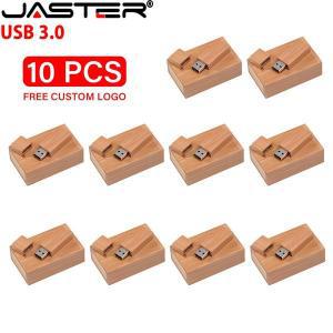 리더기 메모리 나무 USB 30 플래시 드라이브 박스 스틱 무료 로고 고속 10PCs/로트