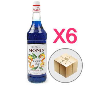 모닌 블루큐라소시럽 1000ml 1박스 6개