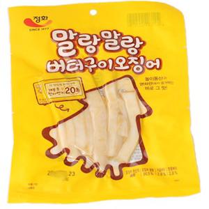 정화식품 말랑말랑 버터구이 오징어 50g 1개 /오징어채 진미채 영양 간식 맥주안주