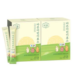 바른 어린이 효소 곡물 발효 유산균 1.5g x 30포, 2박스