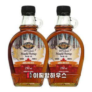 캐나다 퓨어 메이플시럽 250ml x2개 단풍나무수액 100%