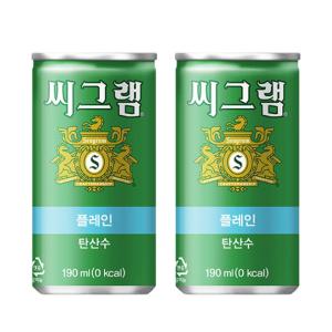 씨그램 플레인 190ml 60캔