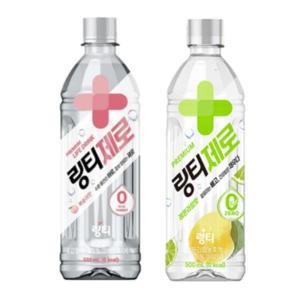 [링티] 링티제로 복숭아 500ml 12입 + 링티 제로 레몬라임 500ml 12입 포션 이온음료