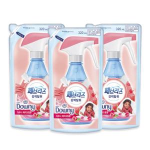 페브리즈 섬유탈취제 다우니 향 리필 320ml 3개_MC