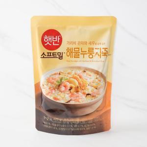 CJ 햇반 소프트밀 해물누룽지죽 420g