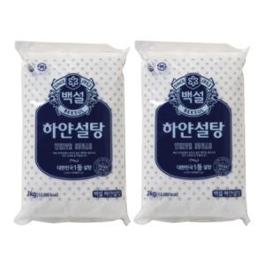 백설 하얀설탕 3kg 4개