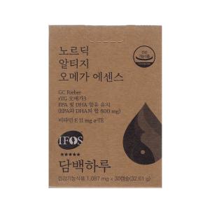 담백하루 노르딕 알티지 오메가3 에센스 1090mg x 30캡슐 1개 / 써클