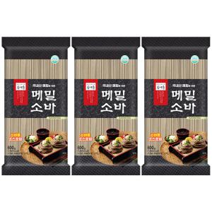 봉평촌 메밀소바 600g, 3개(+소스포함)