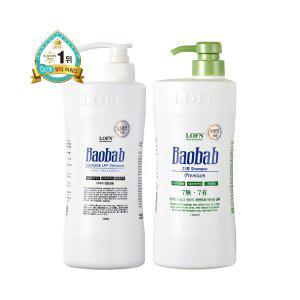 [로픈] 바오밥 트리트먼트 1000ml + 바오밥 건성샴푸 1000ml