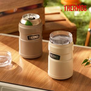 THERMOS 써모스 ROD-002K 트래블킹 2way 보냉보온 맥주캔 텀블러 뚱캔홀더 맥주쿨러 350ml