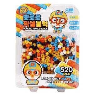 뽀로로 픽셀블럭 520pcs 디폼 나노 교재 교구 미니 마이브릭 놀이 항의력발달 창의 어린이선물 단체 날선물