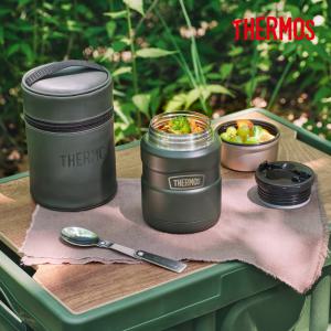  THERMOS 써모스 JCW-505K 등산용 푸드컨테이너 470ml 보온보냉 도시락 보냉백+스푼포함