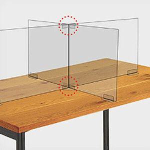 도서관 가림막 연결용 코로나 십자 파티션브라켓