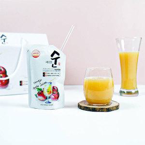 영주마실 애플순 100ml-30포 [스텐딩] /마시는 사과착즙주스