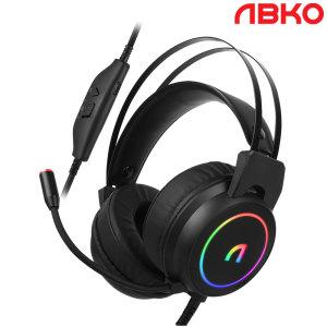 앱코 N500 가상 7.1 ENC 초경량 RGB 게이밍 헤드셋