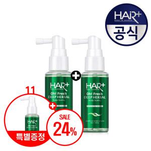 헤어플러스 오프레시 두피 스케일링 50ml 2 + 1/토너/에센스/비듬/모근/쿨/천연/허브