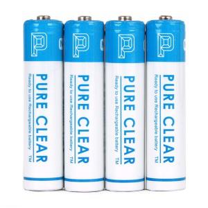 퓨어클리어 AAA 950mAh 4알 1세트 케이스포함 충전지 리모컨 무선마우스 시계 도어락 건전지 배터리