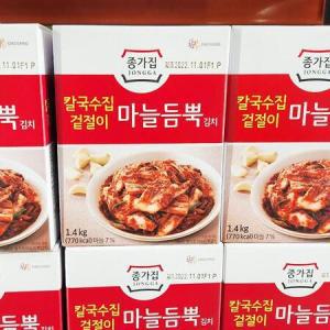 종가집 칼국수집 겉절이 마늘김치 1.4kg