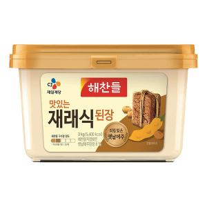 해찬들 맛있는 재래식 된장 3kg