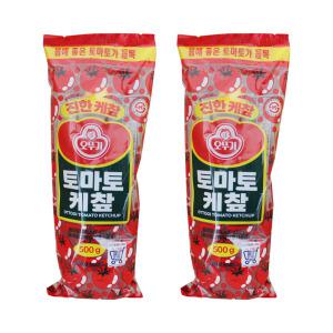 오뚜기 진한 토마토 케첩 500g 2개