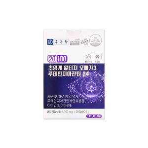 종근당 20100 초임계 알티지 오메가3 루테인지아잔틴24 1100mg 30캡슐 1박스/mj