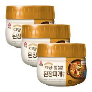 [CJ] 다담 된장찌개 양념 840G*3개