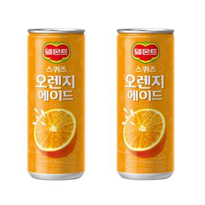 델몬트스퀴즈(오렌지) 240ml x 30캔-2박스(60캔)