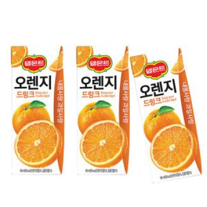 델몬트 드링크팩 190ml x 48팩 오렌지 과즙음료수_MC