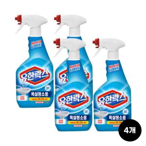 유한락스 욕실청소 스프레이 500ml 4개