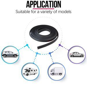 2M/4M 범용 자동차 도어 고무 씰 스트립 작은 기울어 진 T 타입 Weatherstrip 소음 방지 방진 방음 자체 접