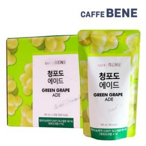 카페베네 청포도에이드 파우치음료 190ml x 10개