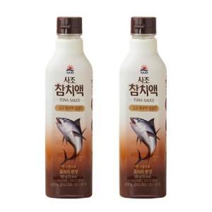 사조해표 액젓 참치액 500g x 2개