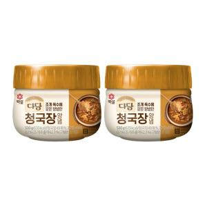 (냉장) 백설 다담 청국장 양념 530g 2개