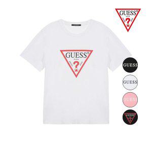 갤러리아 GUESS S/S [공용] 오리지널삼각로고 ＆ 빅GUESS프린트반팔티