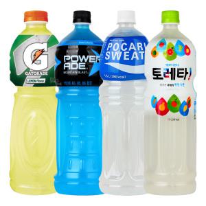 토레타1.5L 3개+게토레이레몬1.5L 3개+파워에이드 1.5L 3개+포카리 1.5L 3개 총12개