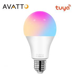 AVATTO 투야 스마트 와이파이 E27 디밍 전구 RGBCW 100 240V 15W LED 조명 라이프 앱 제어 알렉사 구글 홈