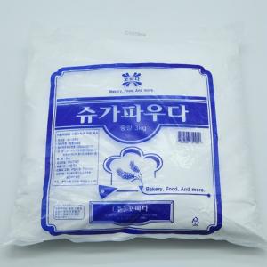 꼬미다 슈가파우더 설탕토핑 3kg 베이킹 설탕 파우다 슈가