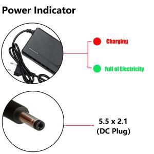 지능형 스마트 충전 EU 플러그 리튬 이온 배터리 충전기 36V 48V 72V 2A 5A 10S 54.6V 84V