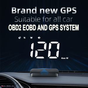 자동차속도계 M3 자동차 OBD2 GPS 헤드업 디스플레이 전자 HUD 프로젝터 알람 디지털 속도계 차량용 액세서