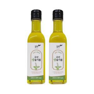 청화농산 국산 생들기름200ml 2병