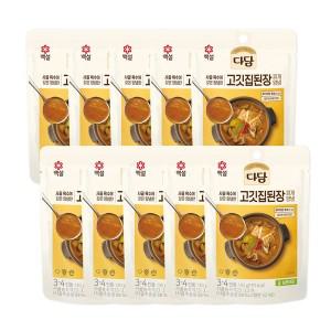 [하프클럽/CJ제일제당]다담 고깃집된장찌개양념 130g x10개