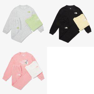 [노스페이스키즈](천안아산점)NM5MQ02 걸즈 블룸 3pcs 스 세트 GS BLOOM 3PCS SWEAT SET